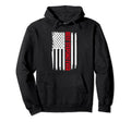 Mens Best Stepdad Ever American Flag Hoodie - Minimalist Print Unisex - T-Shirt, Sweatshirt, Hoodie