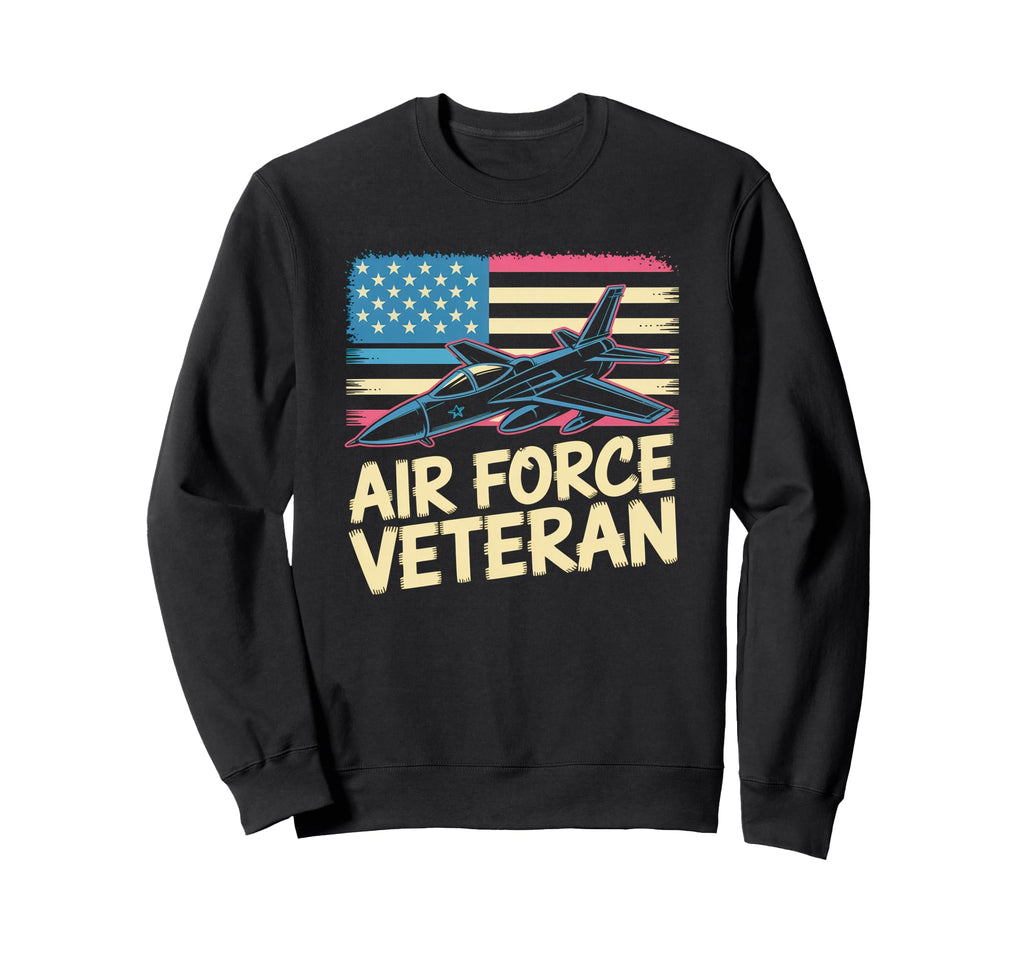 Air Force Veteran Us American Sweatshirt - Custom Art Print for Adults - T-Shirt, Sweatshirt, Hoodie