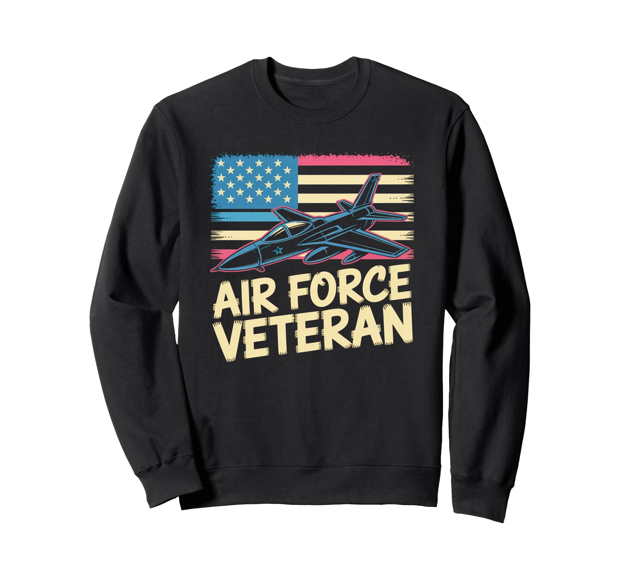 Air Force Veteran Us American Flag Sweatshirt - Novelty Apparel Men Women - T-Shirt, Sweatshirt, Hoodie
