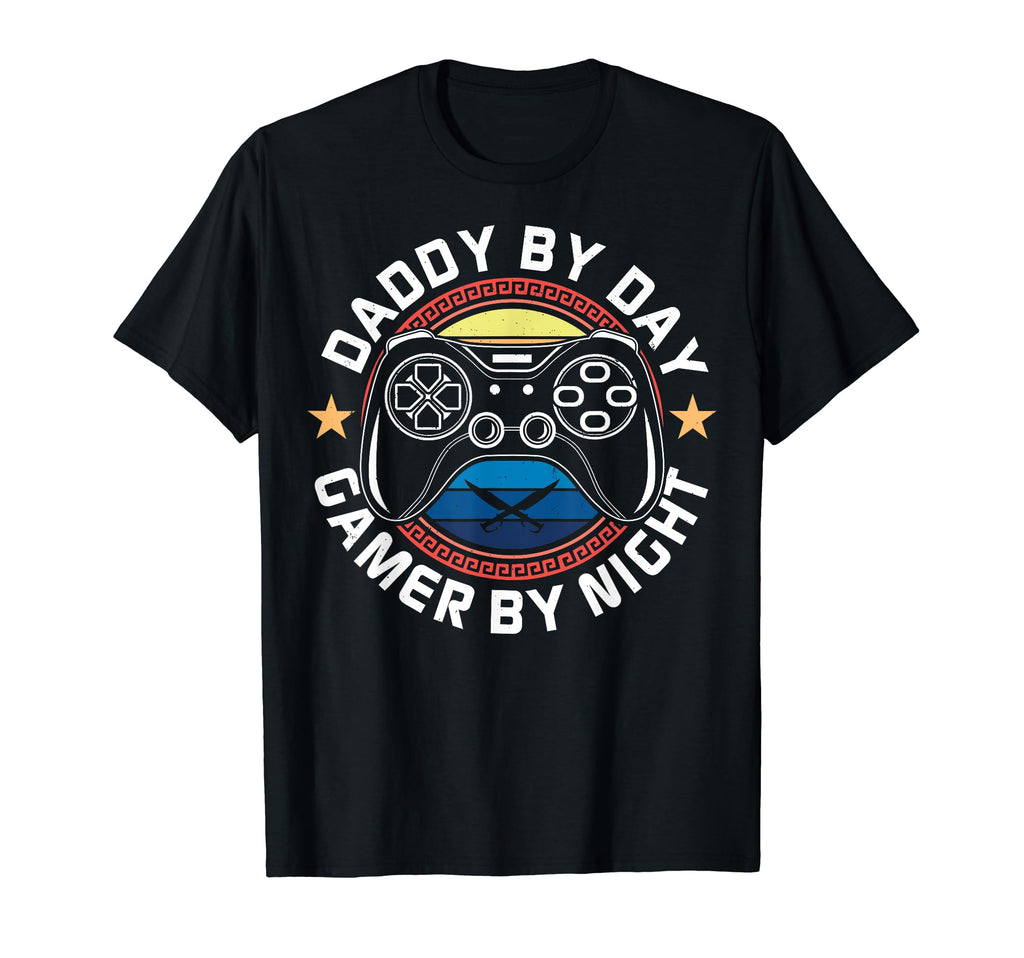 Daddy Day Gamer Night Pc Video Game T-Shirt - Minimalist Print for Adults - T-Shirt, Sweatshirt, Hoodie