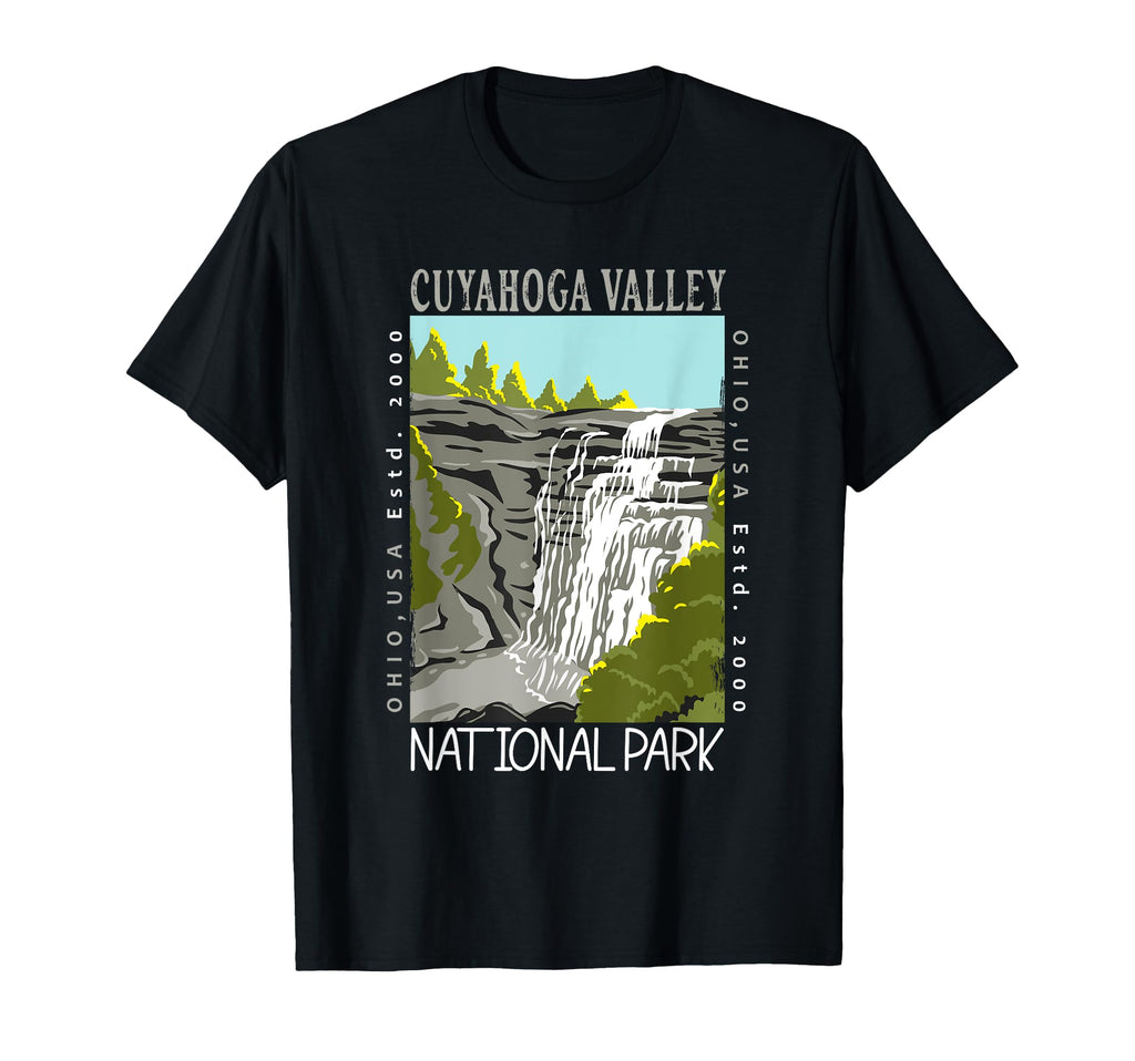 Cuyahoga Valley National Park Ohio T-Shirt - Minimalist Print Unisex - T-Shirt, Sweatshirt, Hoodie