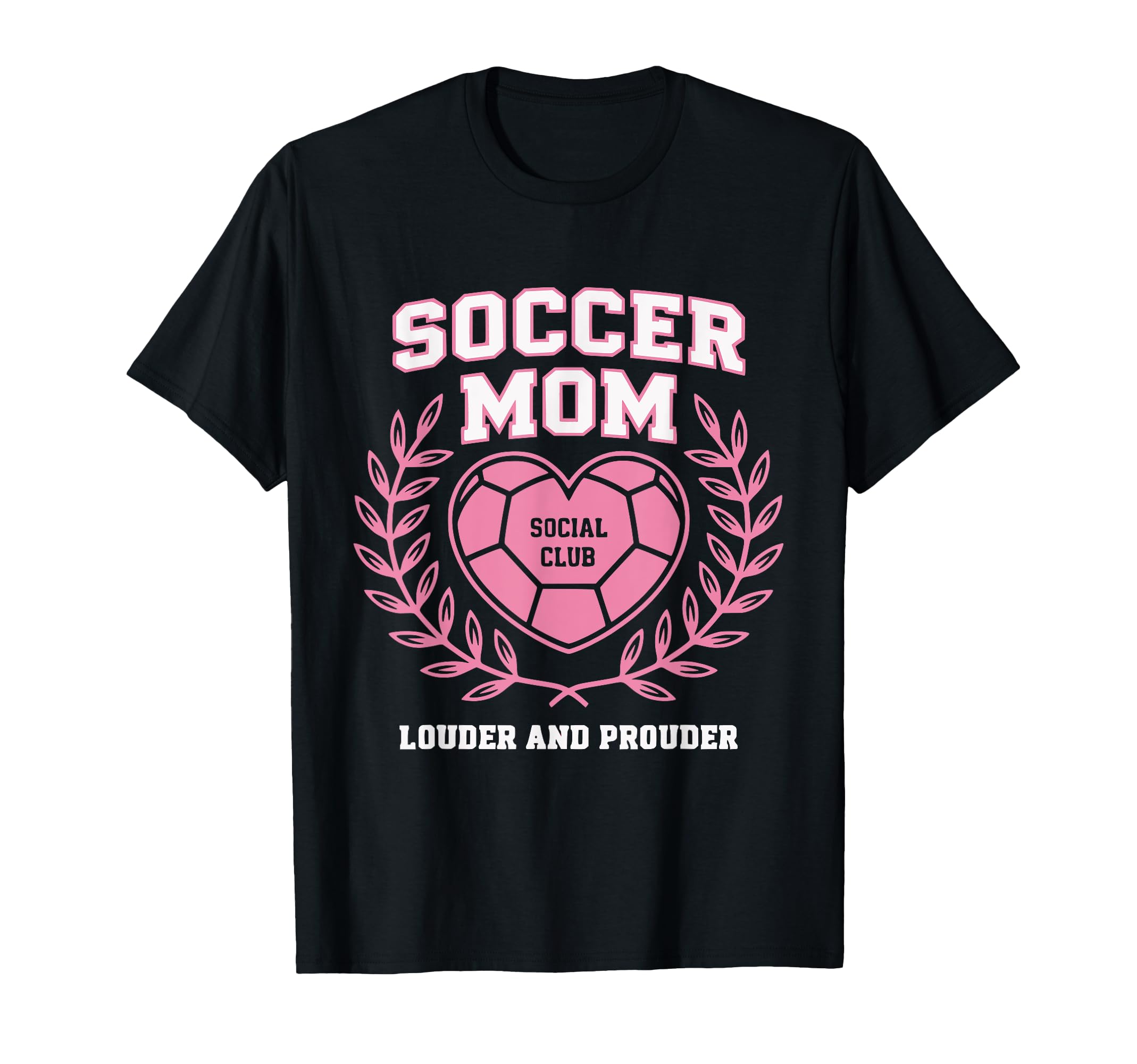 Soccer Mom Social Club Heart Sideline T-Shirt - Graphic Print for Adults - T-Shirt, Sweatshirt, Hoodie
