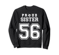Number 56 Custom Proud Soccer Sweatshirt - Casual Everyday Wear for Adults - T-Shirt, Sweatshirt, Hoodie