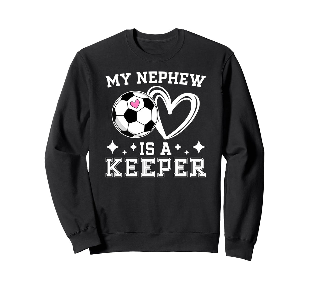 Proud Soccer Keeper Aunt Soccer Sweatshirt - Graphic Print for Adults - T-Shirt, Sweatshirt, Hoodie