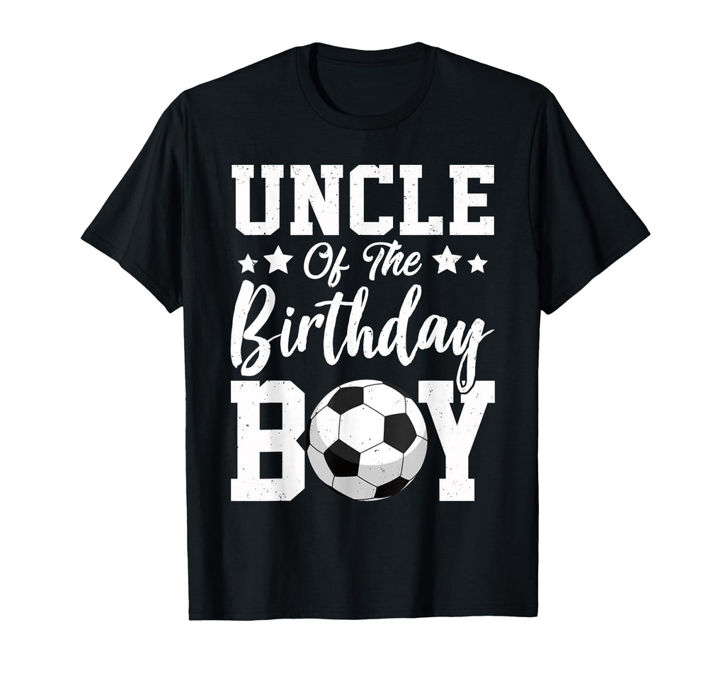 Uncle Birthday Soccer Matching T-Shirt - Aesthetic Graphic for Adults - T-Shirt, Sweatshirt, Hoodie
