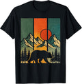 Retro Bear Graphic Mountains Nature Outdoor Vintage - Adult & Kids T-Shirts, Sweatshirts & Hoodies apparel design preview 1