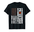Mens Proud Dad American Distressed T-Shirt - Unique Graphic for Adults - T-Shirt, Sweatshirt, Hoodie