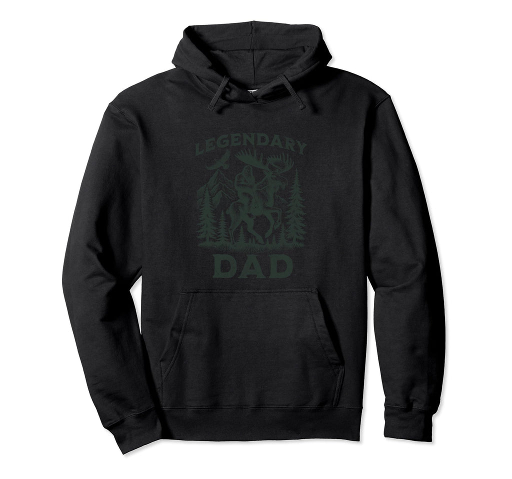 Legendary Dad Bigfoot Funny Fathers Day Hoodie - Custom Art Print Unisex - T-Shirt, Sweatshirt, Hoodie