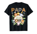 Papa Wild One 1St Birthday Safari Jungle T-Shirt - Novelty Apparel Unisex - T-Shirt, Sweatshirt, Hoodie