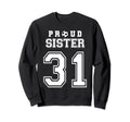 Number 31 Custom Proud Soccer Sweatshirt - Casual Everyday Wear for Adults - T-Shirt, Sweatshirt, Hoodie