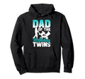 Dad Birthday Twins Celebrate Twin Hoodie - Streetwear Style for Adults - T-Shirt, Sweatshirt, Hoodie