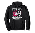 Its My Nine 9Th Birthday Volleyball Hoodie - Unique Graphic for Adults - T-Shirt, Sweatshirt, Hoodie