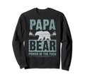Papa Bear Power Pack Dad Grandpa Sweatshirt - Custom Art Print Men Women - T-Shirt, Sweatshirt, Hoodie