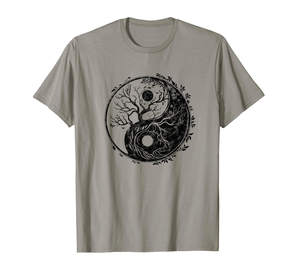 Yin Yang Symbol Tree Life Tai Chi T-Shirt - Unique Graphic for Adults - T-Shirt, Sweatshirt, Hoodie