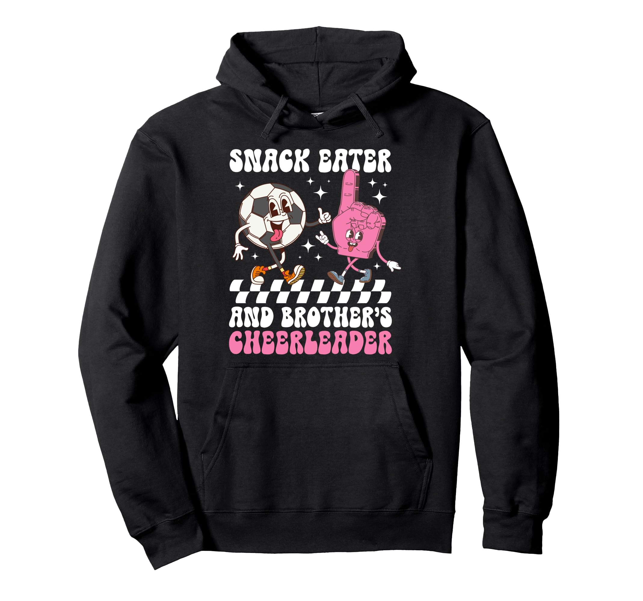 Brothers Cheerleader Soccer Sister Hoodie - Graphic Print for Adults - T-Shirt, Sweatshirt, Hoodie