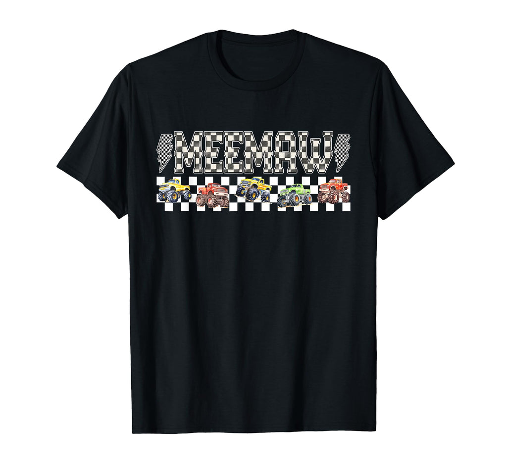Meemaw Monster Truck Family Crew T-Shirt - Trendy Graphic for Adults - T-Shirt, Sweatshirt, Hoodie