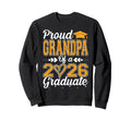 Proud Grandpa 2026 Graduate Sweatshirt - Streetwear Style for Adults - T-Shirt, Sweatshirt, Hoodie