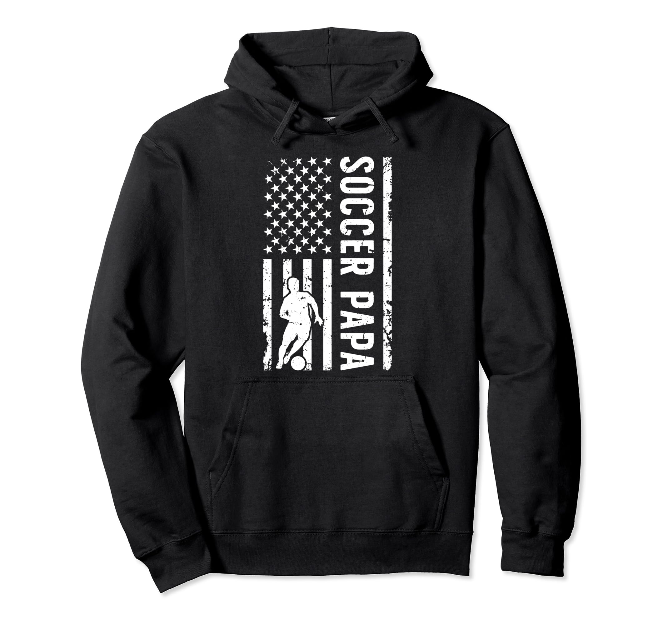 Soccer Papa Grandpa Papa Soccer Player Hoodie - Novelty Apparel for Adults - T-Shirt, Sweatshirt, Hoodie