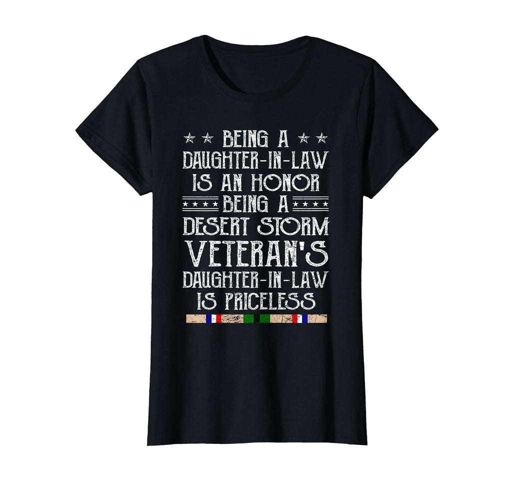 Proud Desert Storm Veteran Daughter Law T-Shirt - Graphic Print Unisex - T-Shirt, Sweatshirt, Hoodie