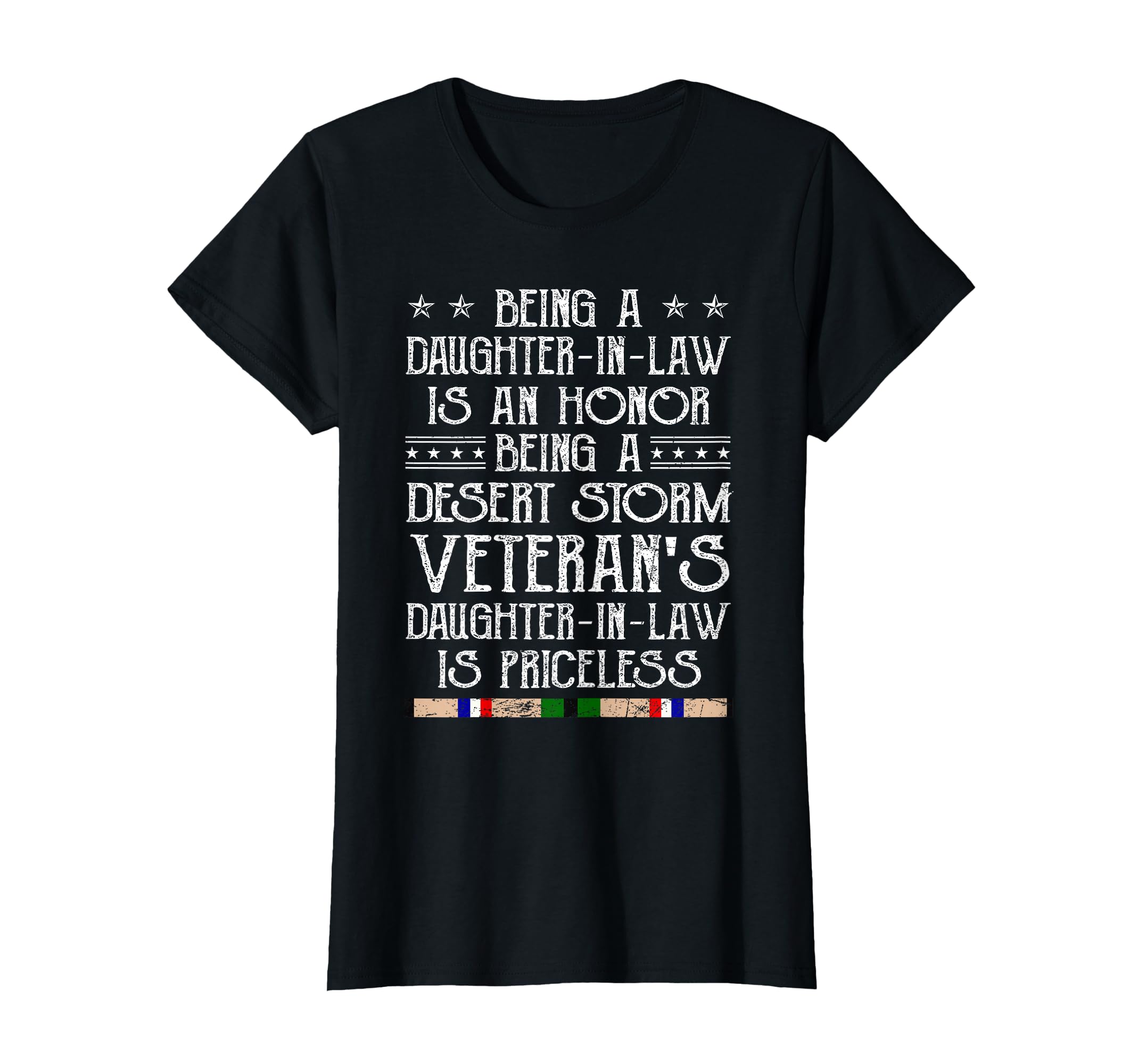 Proud Desert Storm Veteran Daughter Law T-Shirt - Graphic Print Unisex - T-Shirt, Sweatshirt, Hoodie