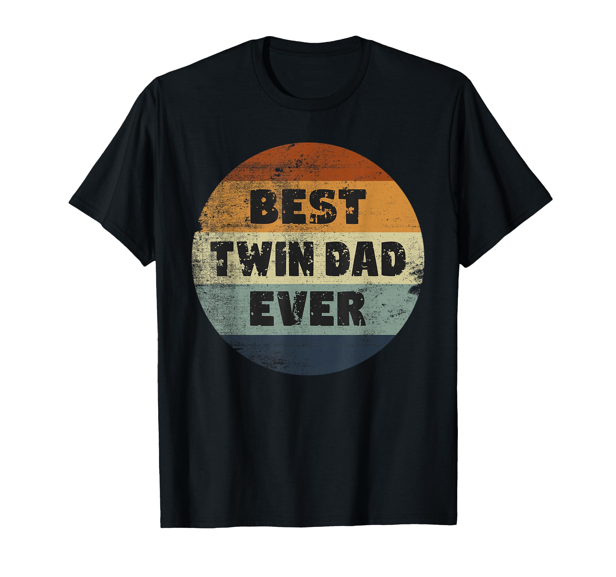 Funny Twin Dad Best Twin Dad Ever T-Shirt - Minimalist Print Men Women - T-Shirt, Sweatshirt, Hoodie