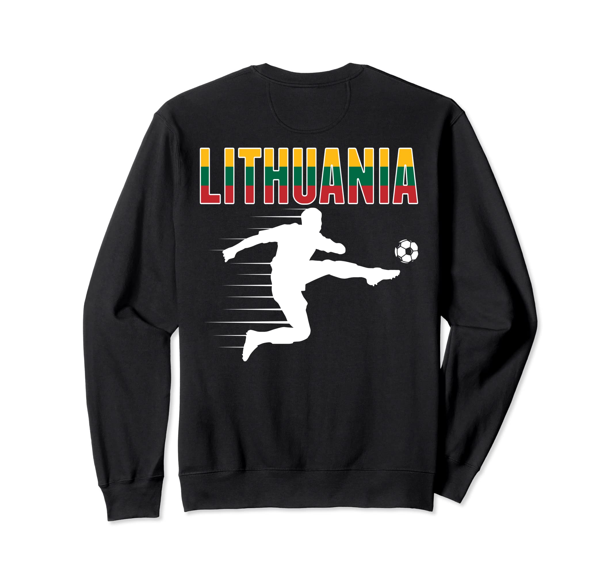 Lithuania Soccer Fans Jersey Sweatshirt - Aesthetic Graphic for Adults - T-Shirt, Sweatshirt, Hoodie
