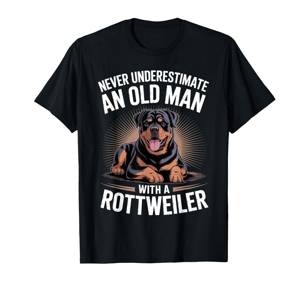 Rottweiler Costume Grandpa T-Shirt - Casual Everyday Wear for Adults - T-Shirt, Sweatshirt, Hoodie