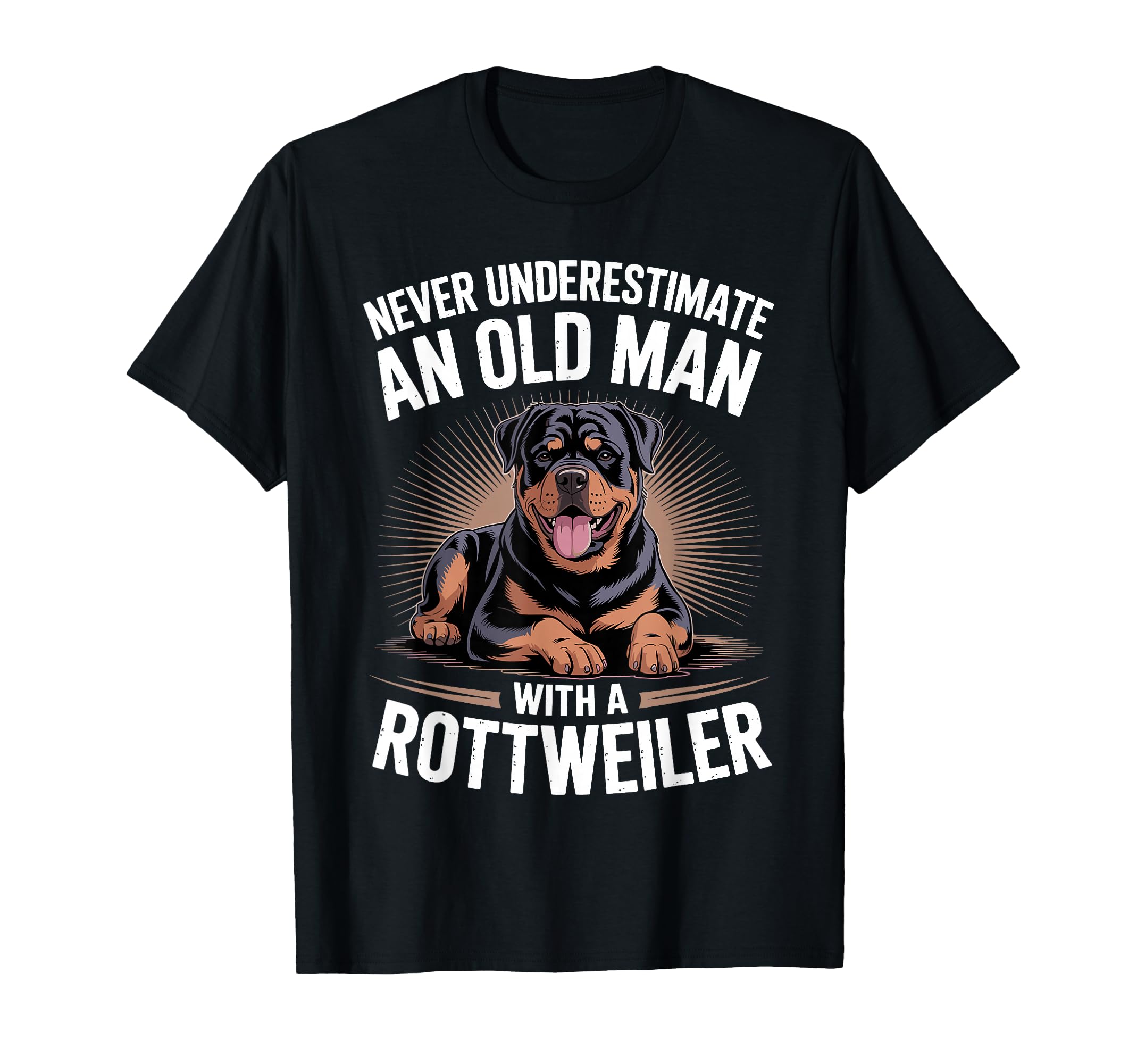 Rottweiler Costume Grandpa T-Shirt - Casual Everyday Wear for Adults - T-Shirt, Sweatshirt, Hoodie