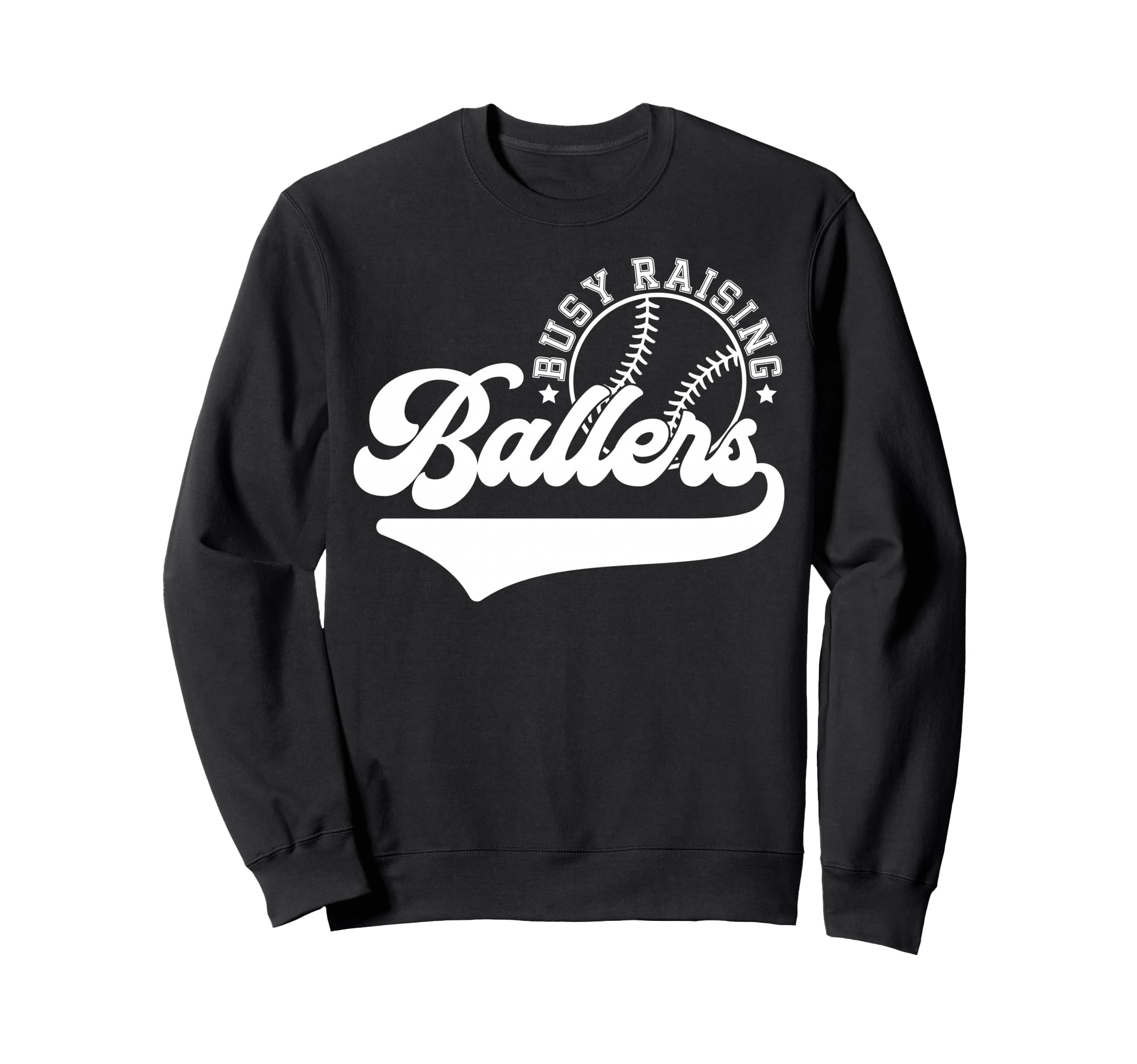 Baseball Mom Mama Busy Raising Sweatshirt - Fun Novelty Design Men Women - T-Shirt, Sweatshirt, Hoodie