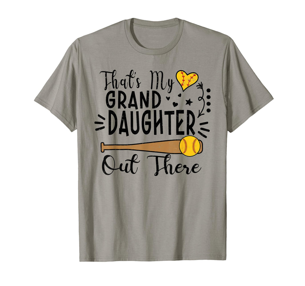 Thats My Granddaughter Out There Softball T-Shirt - Trendy Graphic Unisex - T-Shirt, Sweatshirt, Hoodie