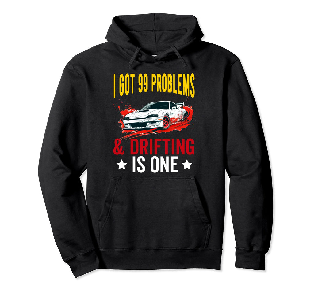 Drifting Car Race Funny Dad Street Drifter Hoodie - Unique Graphic Unisex - T-Shirt, Sweatshirt, Hoodie