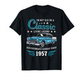 1957 Birthday Car Legends Born 1957 T-Shirt - Casual Everyday Wear Unisex - T-Shirt, Sweatshirt, Hoodie