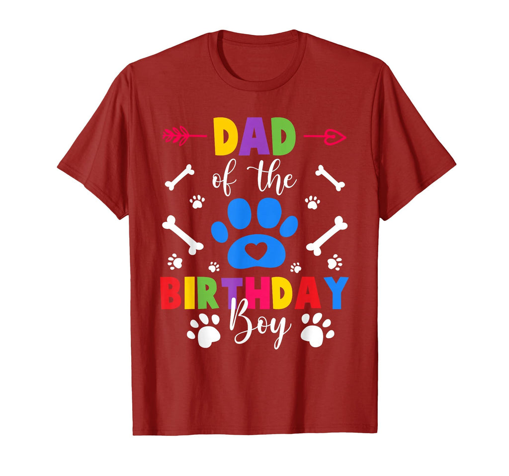 Dad And Mom Birthday Dog Paw Family T-Shirt - Aesthetic Graphic Men Women - T-Shirt, Sweatshirt, Hoodie