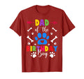 Dad And Mom Birthday Dog Paw Family T-Shirt - Aesthetic Graphic Men Women - T-Shirt, Sweatshirt, Hoodie