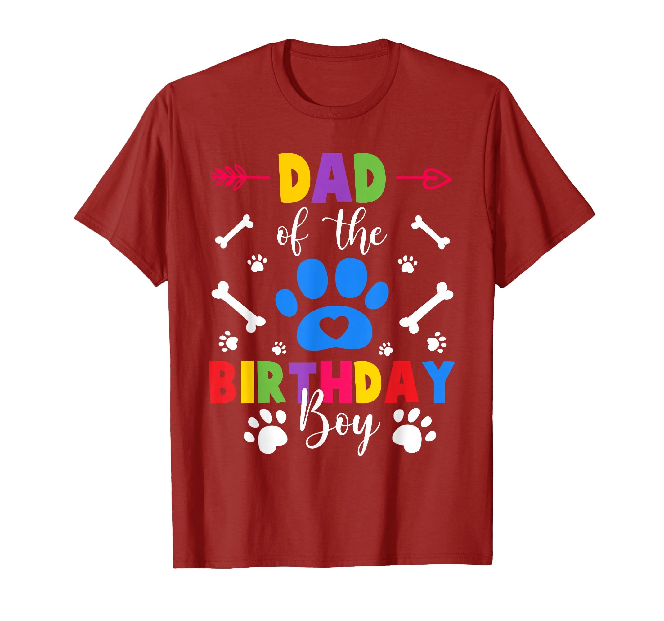 Dad And Mom Birthday Dog Paw Family T-Shirt - Aesthetic Graphic Men Women - T-Shirt, Sweatshirt, Hoodie