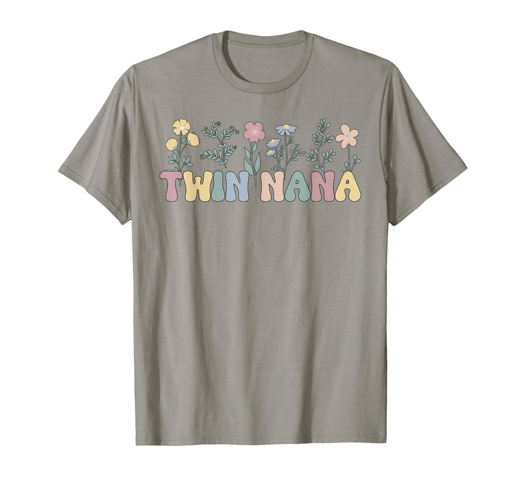 Twin Nana Appreciation Grandma Nana T-Shirt - Aesthetic Graphic Unisex - T-Shirt, Sweatshirt, Hoodie