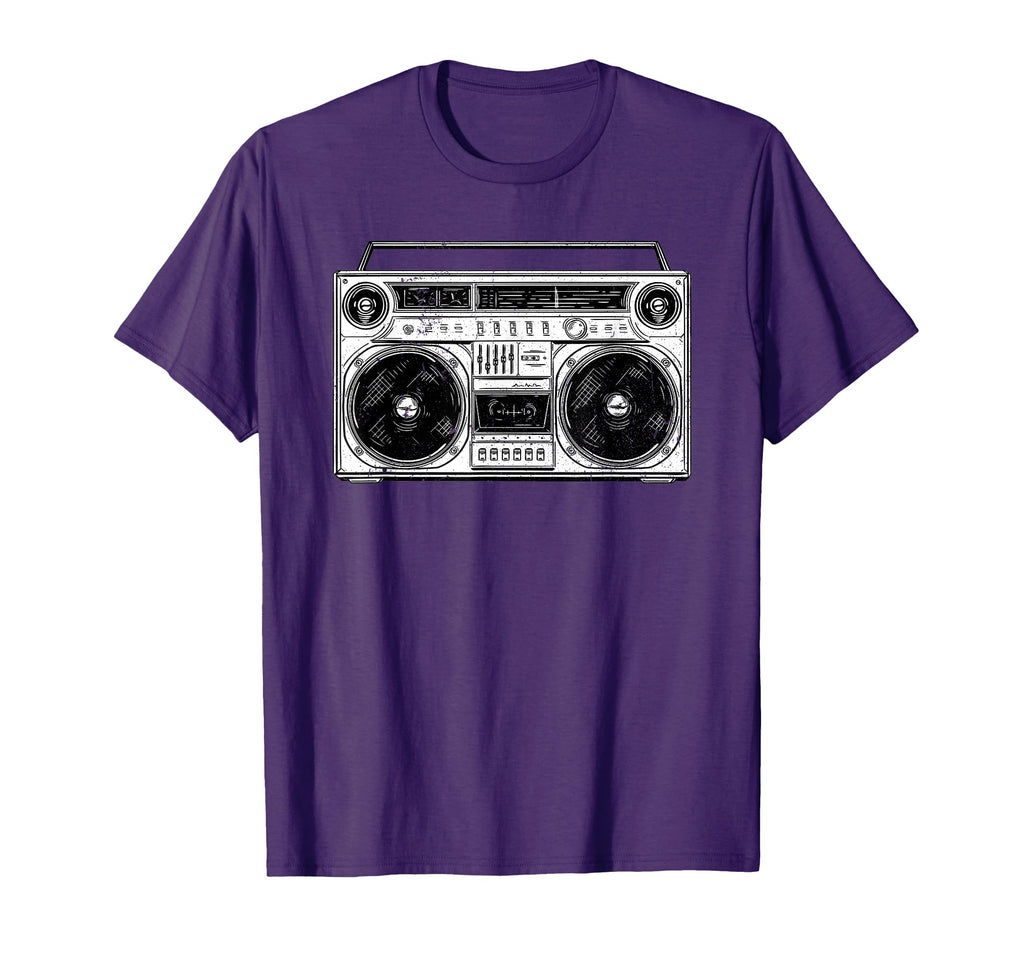 Boombox And Cassette Tape Fathers T-Shirt - Fun Novelty Design Men Women - T-Shirt, Sweatshirt, Hoodie