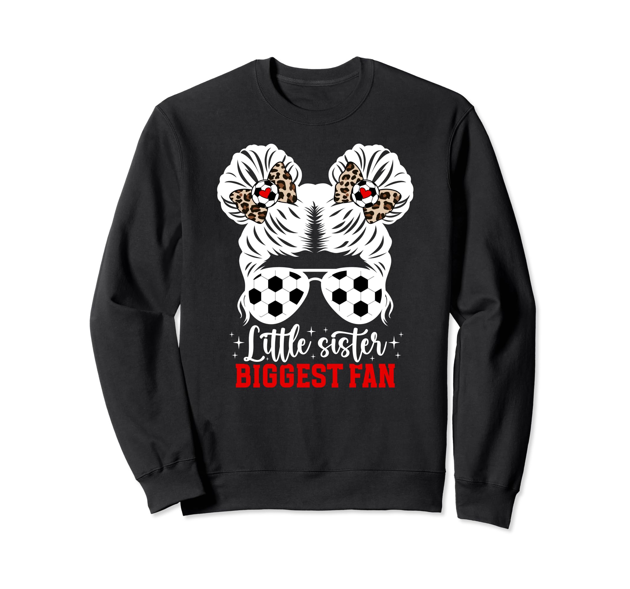 Biggest Fan Soccer Sister Soccer Sweatshirt - Minimalist Print Men Women - T-Shirt, Sweatshirt, Hoodie