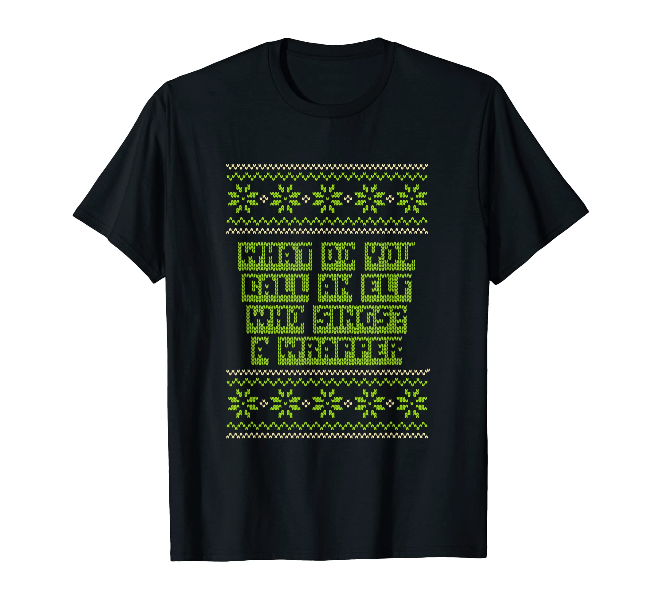 Elf Who Sings Is Wrapper Dad Jokes T-Shirt - Graphic Print for Adults - T-Shirt, Sweatshirt, Hoodie