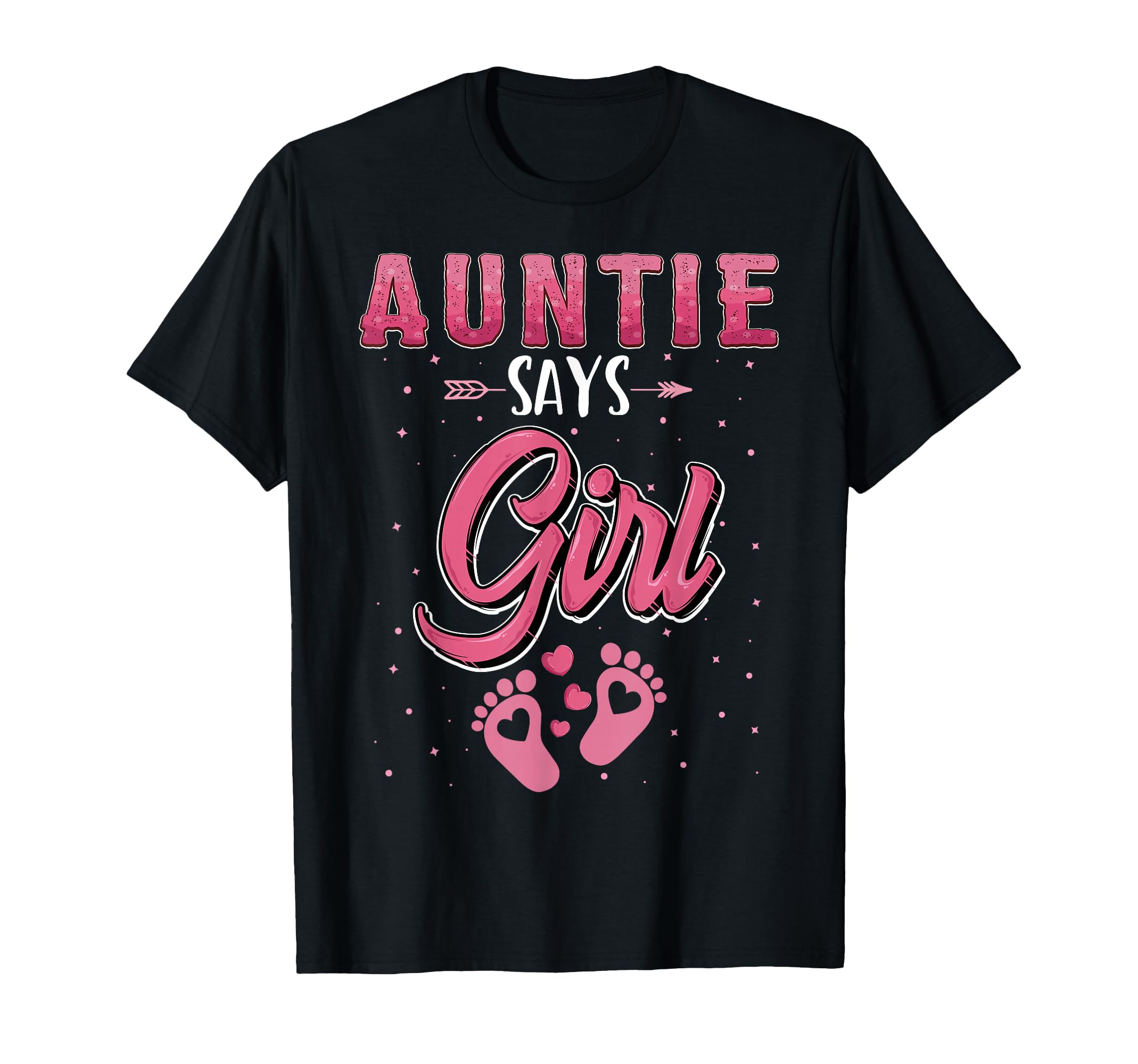 Gender Reveal Auntie Says Matching T-Shirt - Fun Novelty Design Men Women - T-Shirt, Sweatshirt, Hoodie