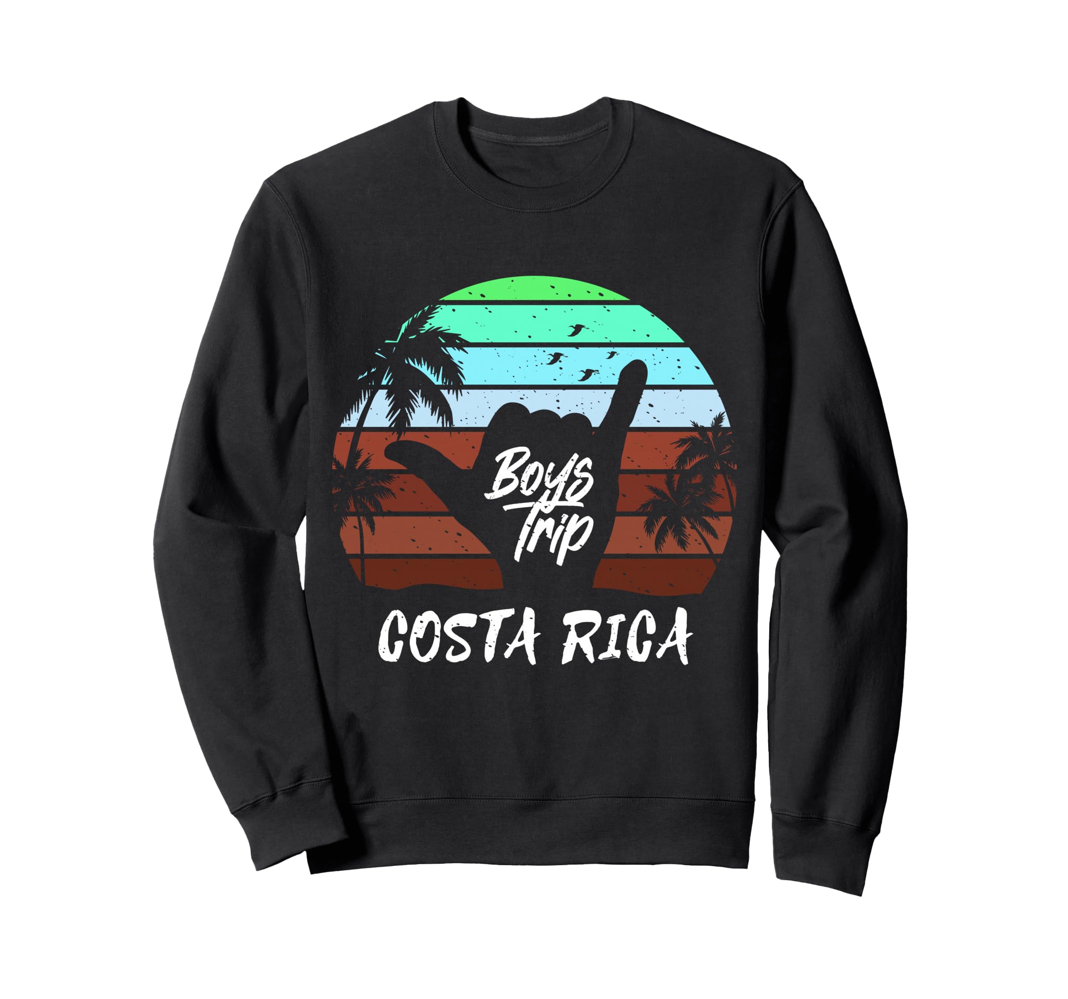 Costa Rica Guys Trip Matching Sweatshirt - Custom Art Print for Adults - T-Shirt, Sweatshirt, Hoodie