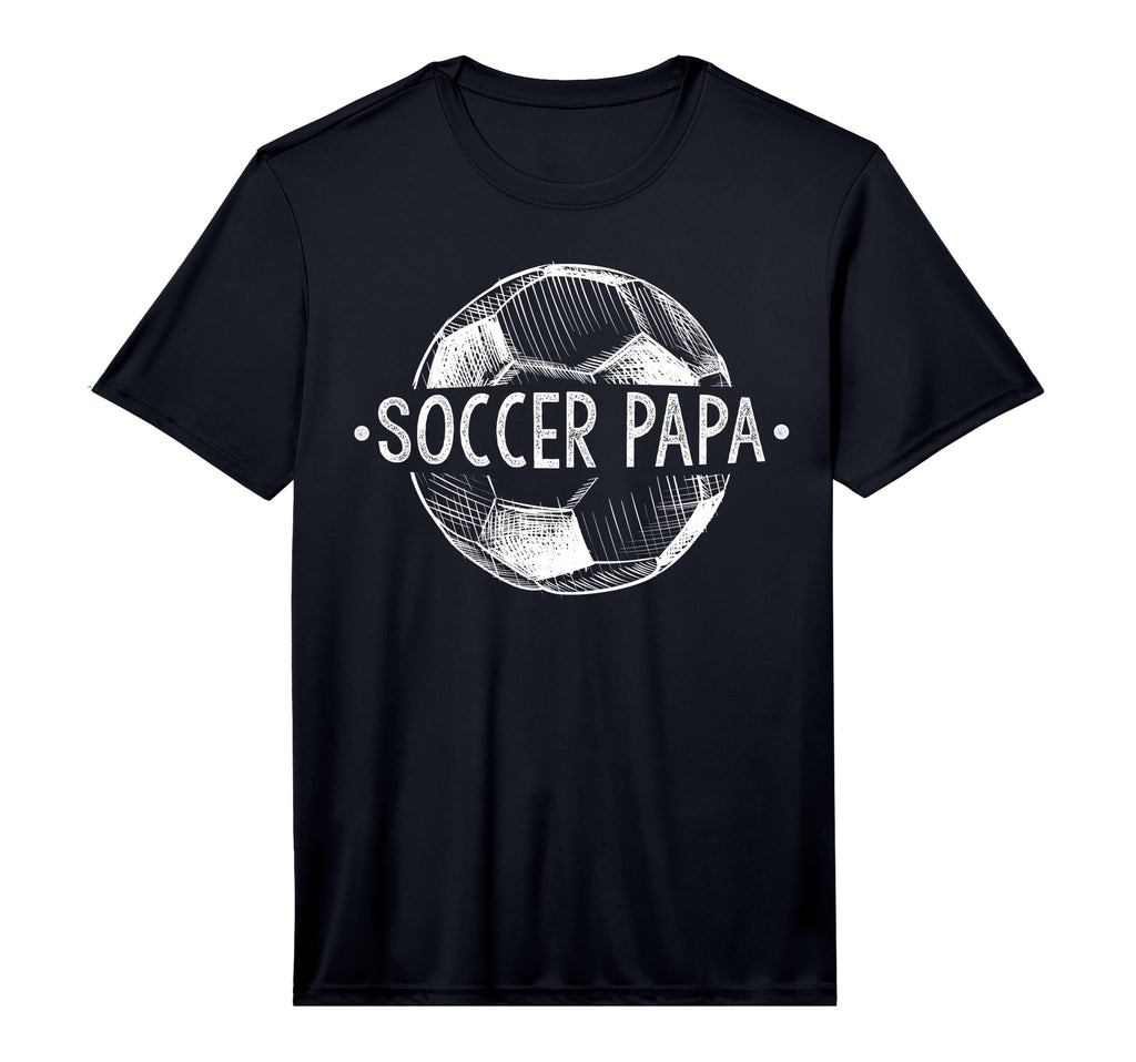 Mens Soccer Papa Family Matching Team T-Shirt - Minimalist Print Men Women - T-Shirt, Sweatshirt, Hoodie