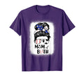 Messy Bun Soccer Mom Baseball Mom T-Shirt - Aesthetic Graphic Men Women - T-Shirt, Sweatshirt, Hoodie