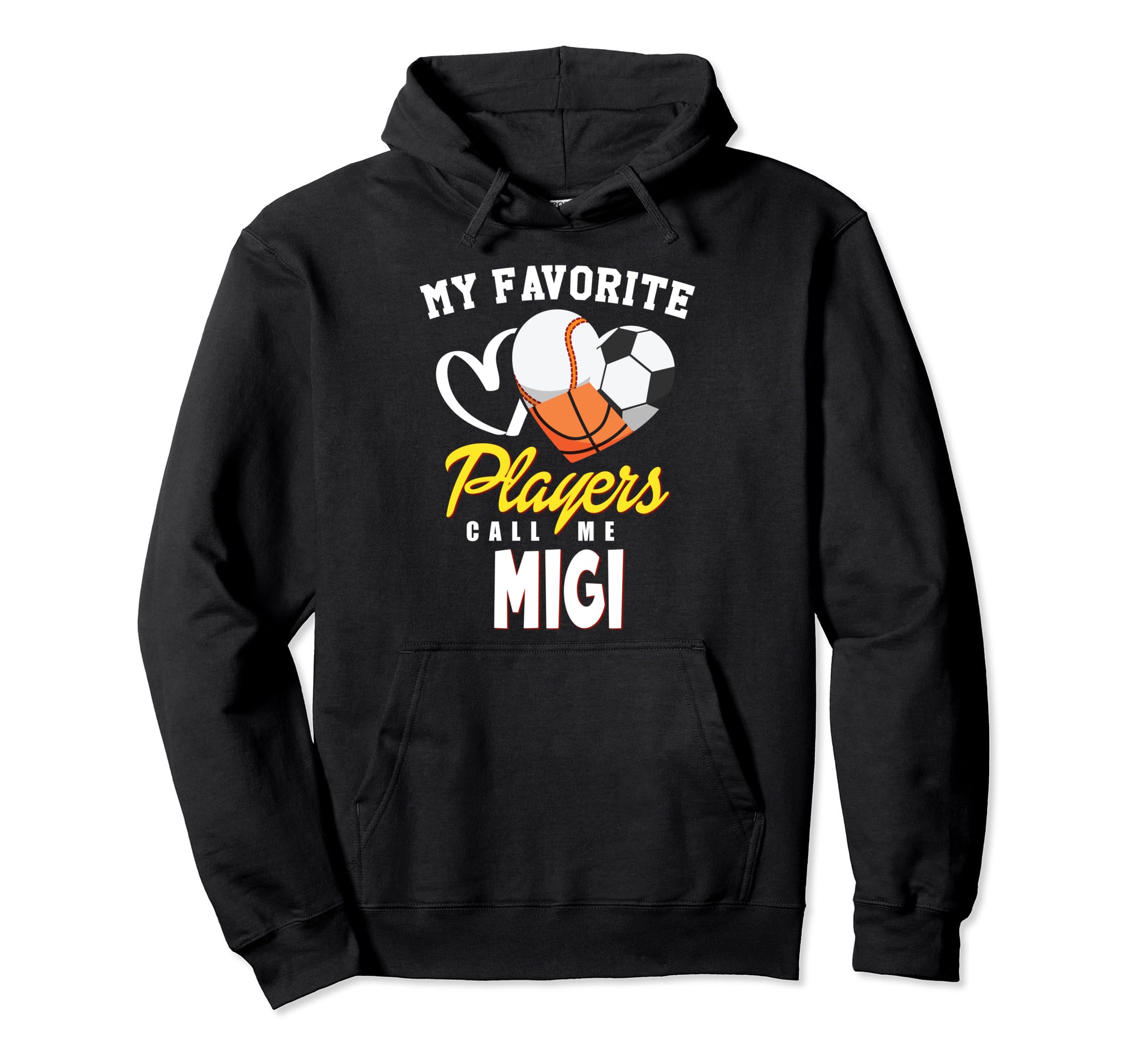 My Favorite Players Baseball Soccer Hoodie - Graphic Print Unisex - T-Shirt, Sweatshirt, Hoodie