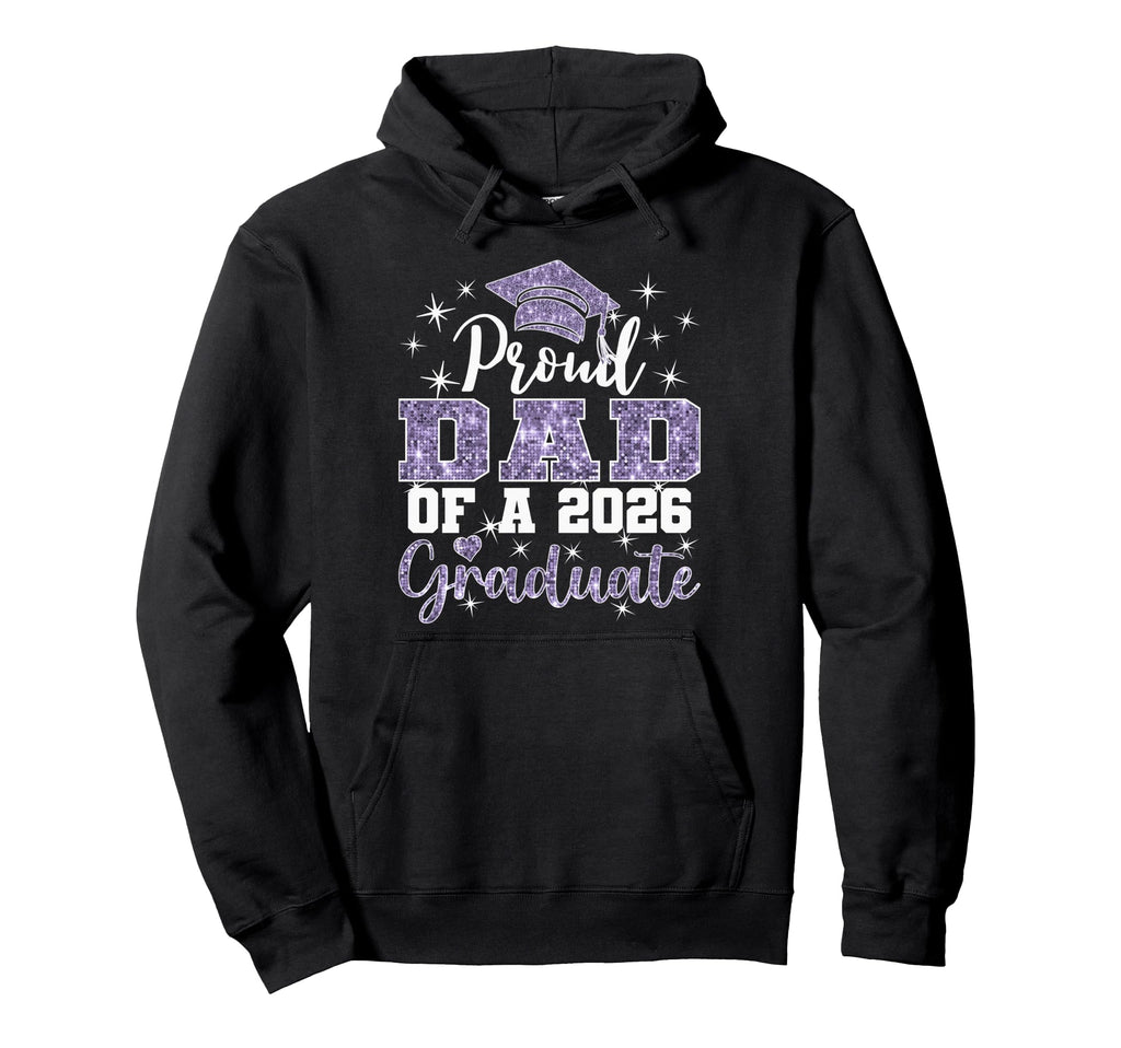 Super Proud Dad 2026 Graduate Senior Hoodie - Custom Art Print for Adults - T-Shirt, Sweatshirt, Hoodie