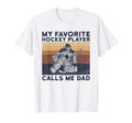 Hockey Dad Hockey Player T-Shirt - Minimalist Print Unisex - T-Shirt, Sweatshirt, Hoodie