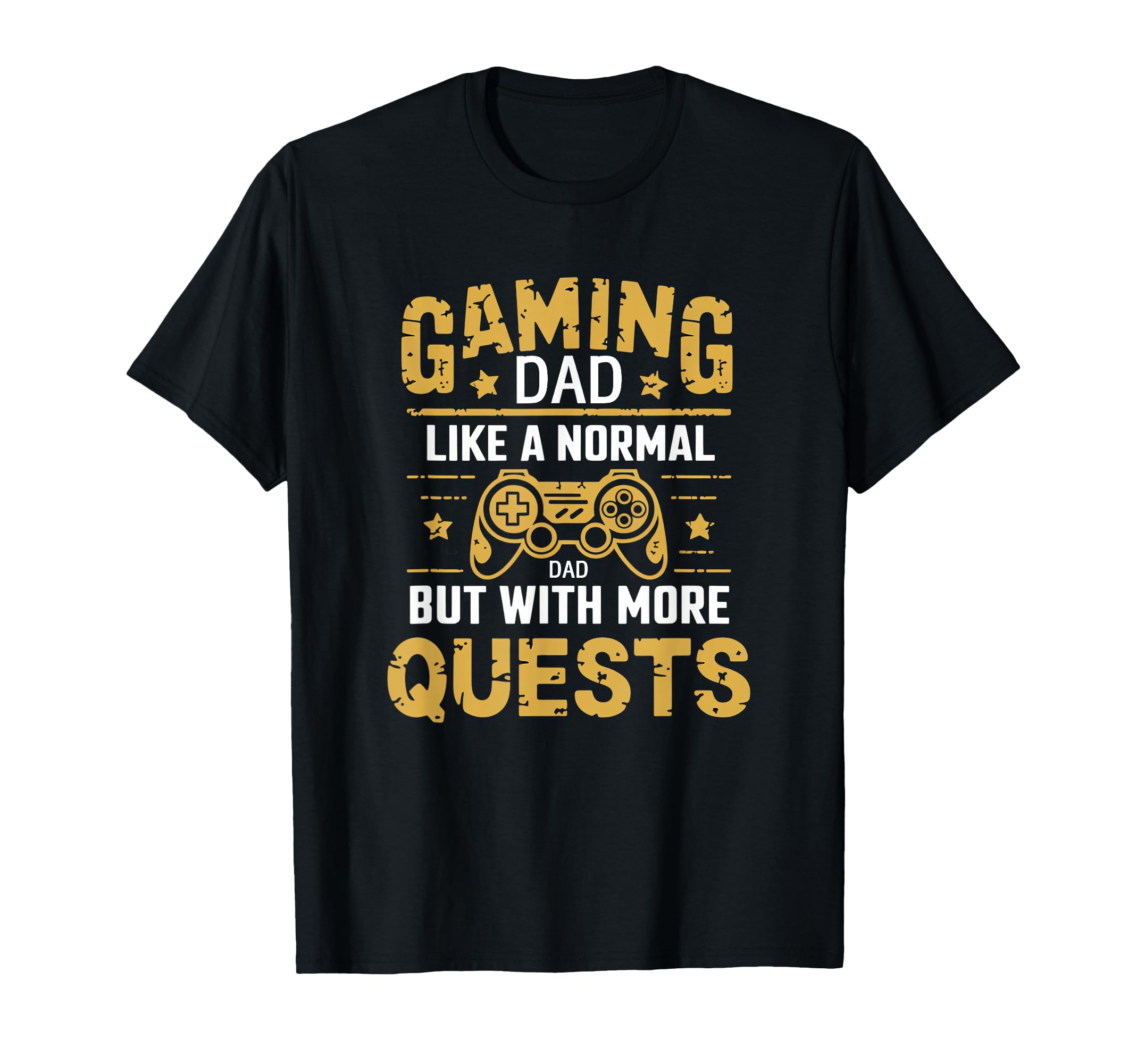 Gaming Dad Gamer Father Loves Video T-Shirt - Custom Art Print Unisex - T-Shirt, Sweatshirt, Hoodie