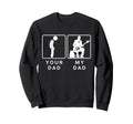 Your Dad My Dad Funny Guitarist Bass Sweatshirt - Custom Art Print Unisex - T-Shirt, Sweatshirt, Hoodie