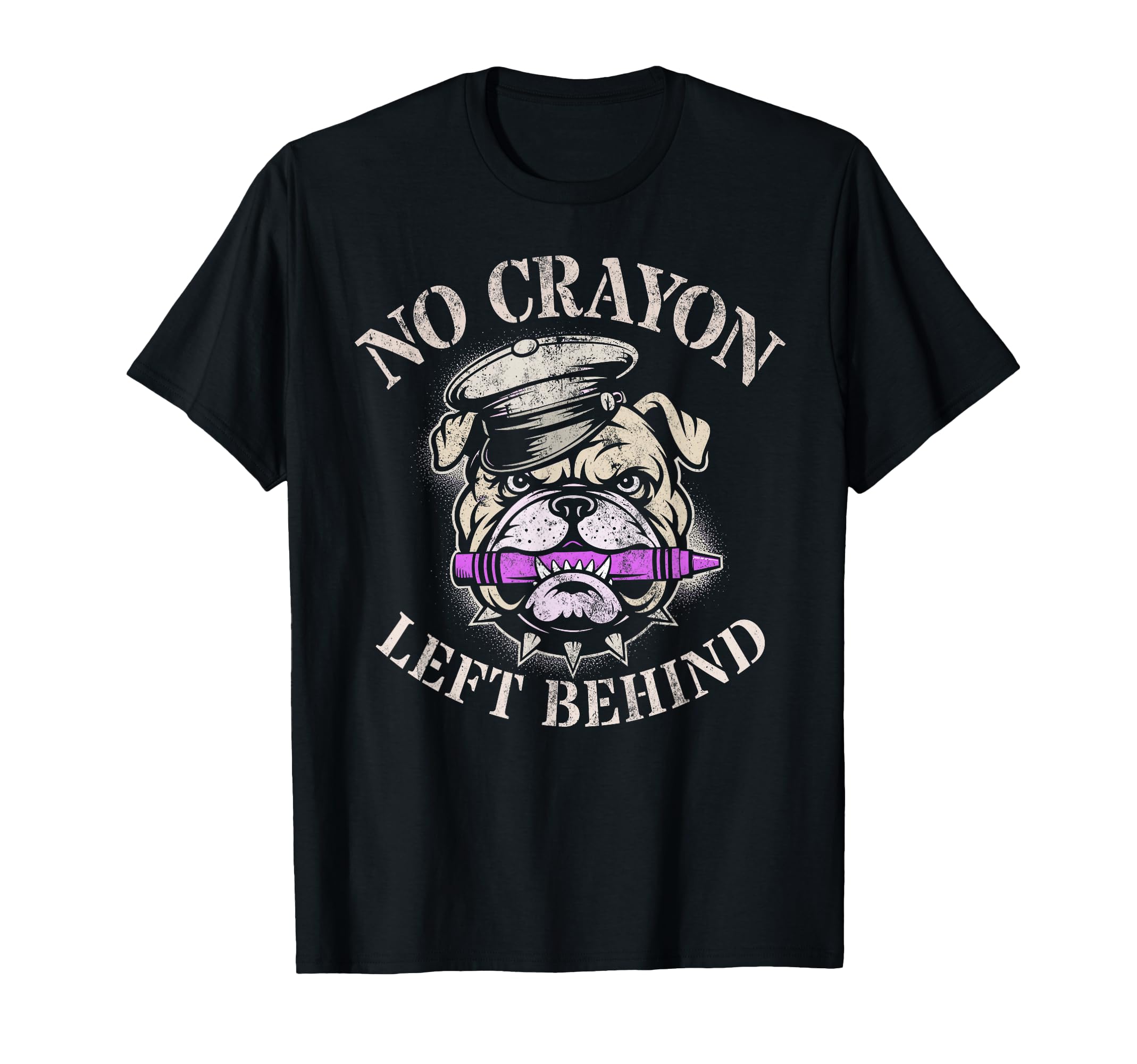 Funny No Crayon Left Behind Officer T-Shirt - Trendy Graphic Men Women - T-Shirt, Sweatshirt, Hoodie