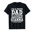 Dad Gianna Personalized Name Funny T-Shirt - Streetwear Style Unisex - T-Shirt, Sweatshirt, Hoodie